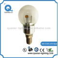 180lm High Quality Silver Aluminum e14 base led global bulb